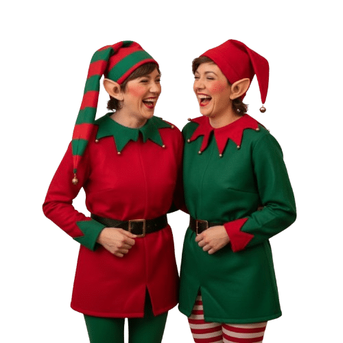 Santa's workshop is quite busy this time of year.