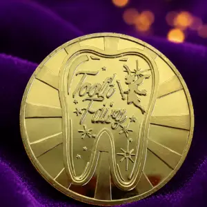 Gold Tooth Fairy Coin
